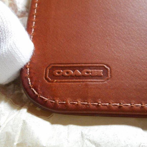Vintage Coach Large Continental Clutch wallet, NIB in British Tan, 4827 - Picture 5 of 14